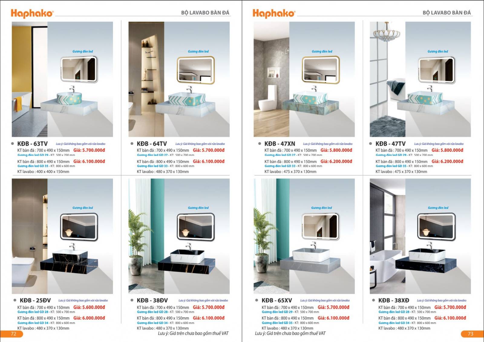 Thiết bị vệ sinh HAPHAKO Bảng giá và Catalogue mới nhất 2024 /Page 37
